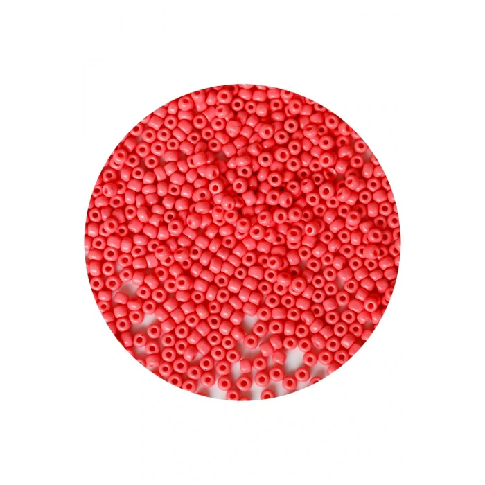 LitaeTrend Karpuz Pembesi Renk 4 mm Yaklaşık 660 adet / 60 gram Cam Boncuk Oya Yazma Bileklik ve Kolye