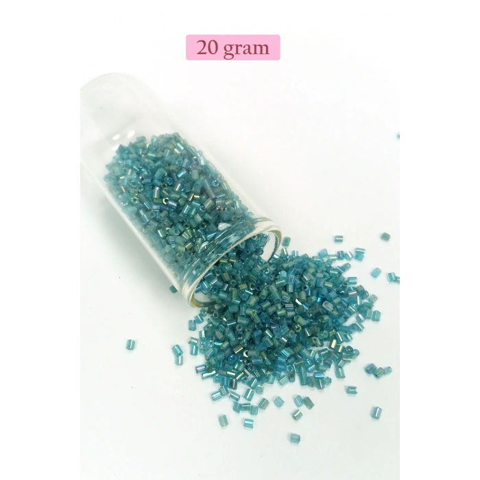 LitaeTrend Kesme Cam Boncuk 2mm - 4 Renk - Toplam 80 Gram - BNC442