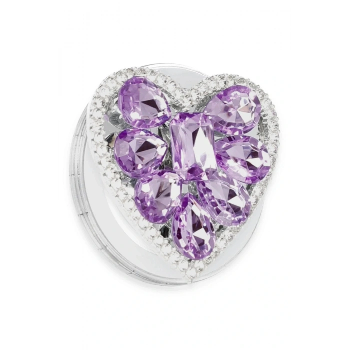 LitaeTrend Kickstand Taşlı Magsafe Stand - Mor