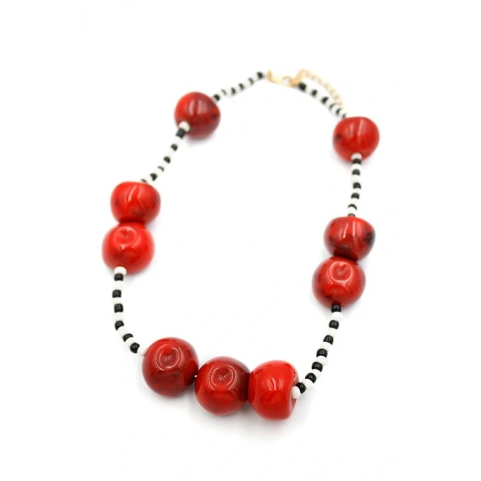 LitaeTrend Kiraz Kolye - Kırmızı