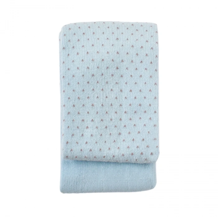 LitaeTrend Klasik Puanlı Külotlu Çorap  Mavi