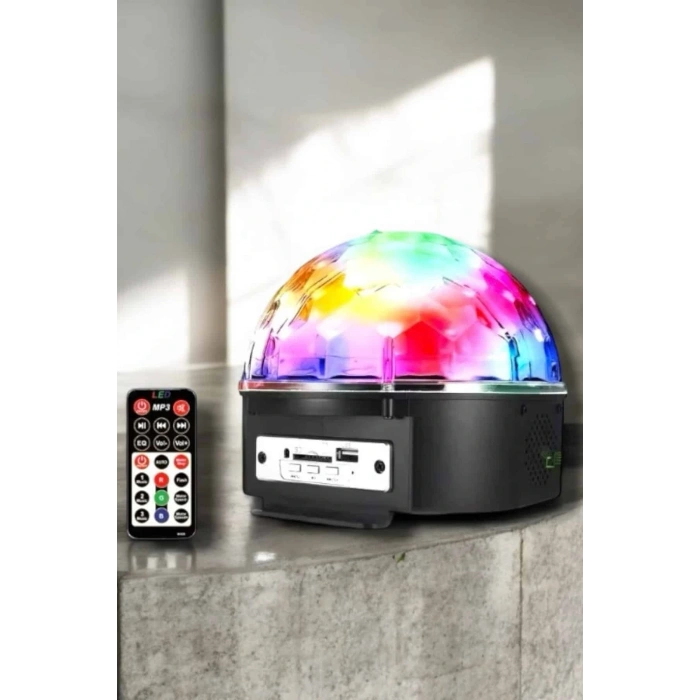 LitaeTrend Kompakt Tasarımlı, Telefon Kontrollü Disko Topu Işıkları