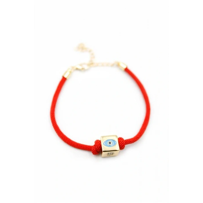 HERŞEYTREND Küp İp Bileklik - Kırmızı