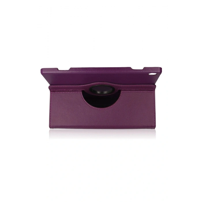 LitaeTrend Lenovo M10 X505F Kılıf 360 Tablet Deri Kılıf - Mürdüm