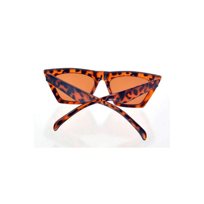 LitaeTrend Leopar Çerçeve Cat Eye Kadın Güneş Gözlüğü - Moda Gözlük