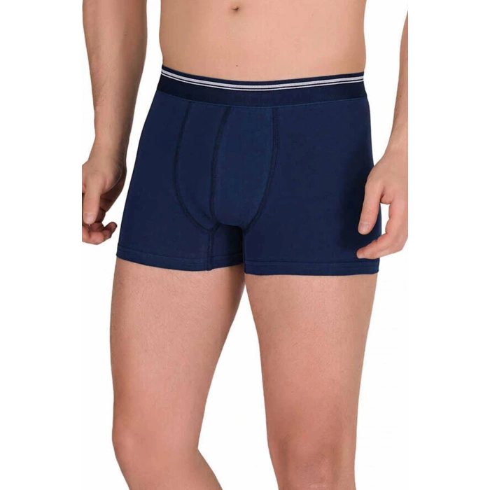 HERŞEYTREND Likralı Erkek Boxer Şort Lacivert 1097B