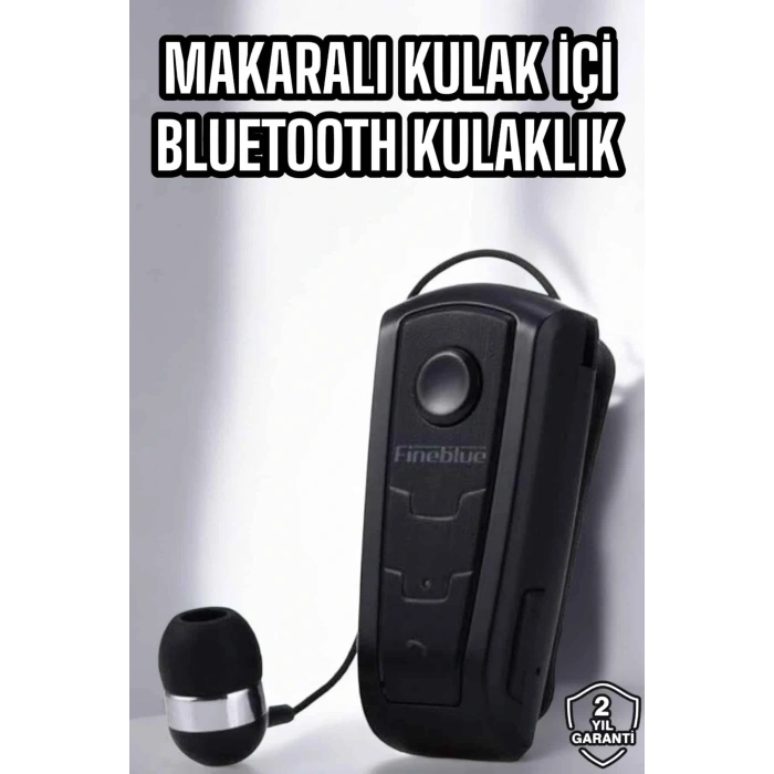 LitaeTrend Makaralı Bluetooth Kulaklık Çağrı Cevaplama Kablolu Uzun Pil Ömrü