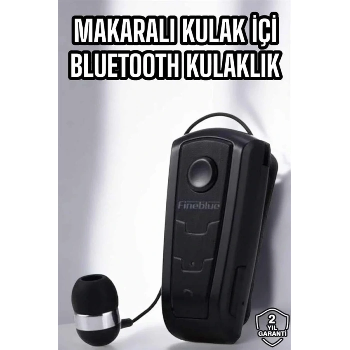 LitaeTrend Makaralı Bluetooth Kulaklık Çağrı Cevaplama Kablolu Uzun Pil Ömrü