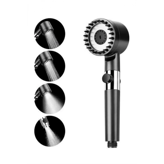 LitaeTrend Masaj Etkili Duş Başlığı Yeni Nesil Çok Fonksiyonlu Ayarlanabilir Filtreli