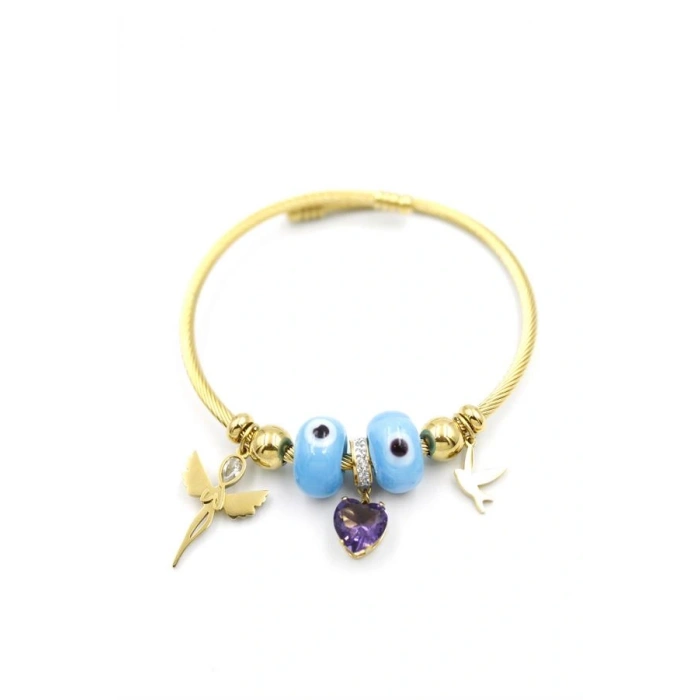 LitaeTrend Melek Charm Bilezik - Altın