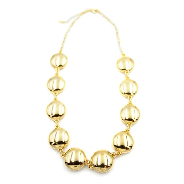 LitaeTrend Metal Şekilli Kolye - Altın