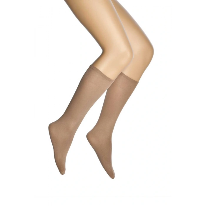 LitaeTrend Mikro 70 Dizaltı Kadın Çorap Bronz 38