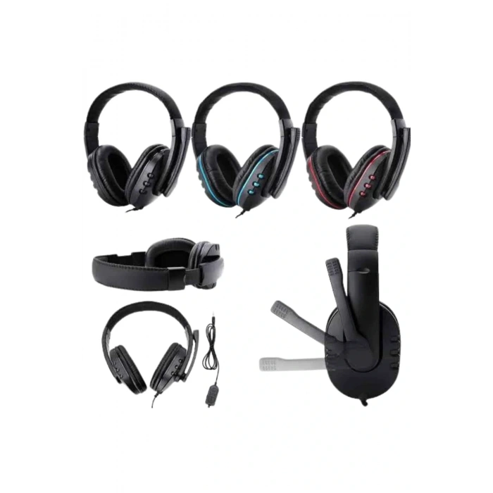 LitaeTrend Mikrofonlu Gamer Kulaklık Oyuncu Kulaklığı Yüksek Ses Kaliteli Stereo Yumuşak Yastıklar