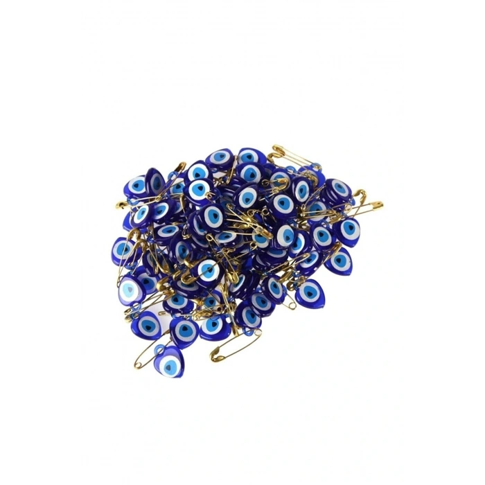 LitaeTrend Nazar Boncuklu Çengelli Iğne 100 adet