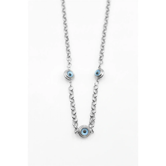 LitaeTrend Nazar Kolye - Gümüş