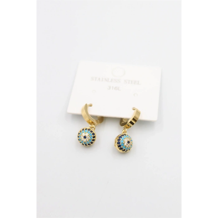 HERŞEYTREND Nazar Küpe - Altın