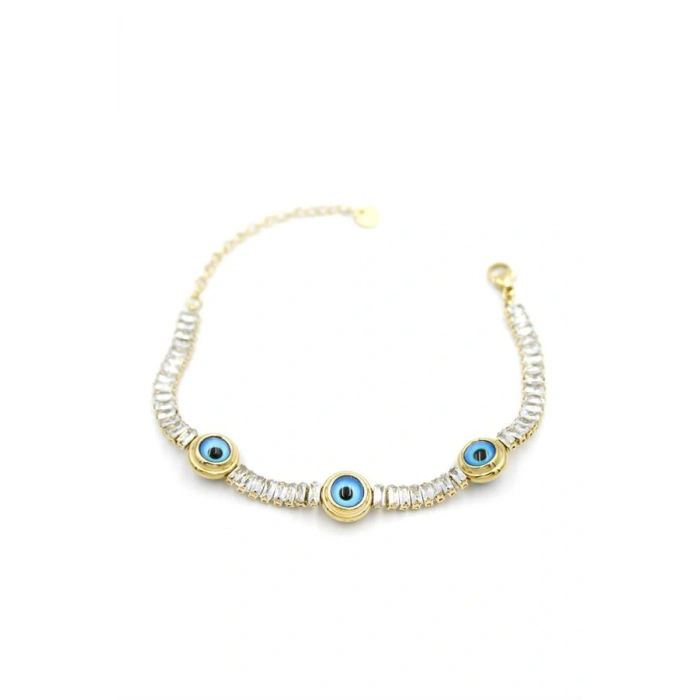 LitaeTrend Nazar Su Yolu Bileklik - Altın