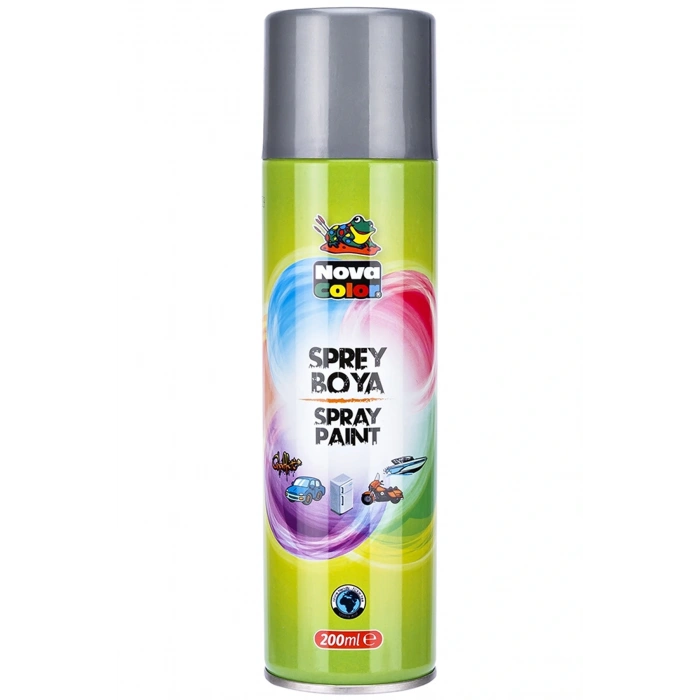 LitaeTrend Nova Color Sprey Boya 200 Ml Gümüş