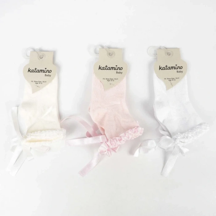 LitaeTrend Oben Aks Kız Bebek Soket Çorap K48019 Asorti
