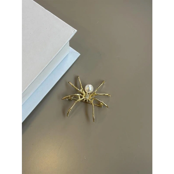 LitaeTrend Örümcek Broş - Altın