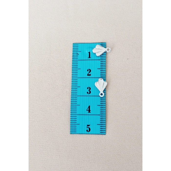 LitaeTrend Oya Abiye Bileklik Kolye Pleksi Metalik Plastik Pul Gümüş Renk 8 gram 125 adet - BNC527