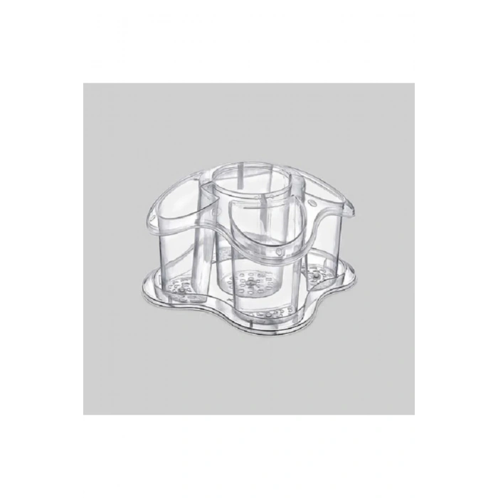 LitaeTrend Papatya Masa Üstü Kaşıklık Şeffaf Royaleks-E227