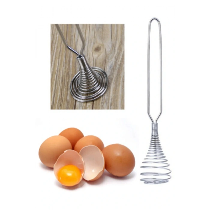 LitaeTrend Paslanmaz Metal Mini Yumurta Çırpıcı & Karıştırıcı