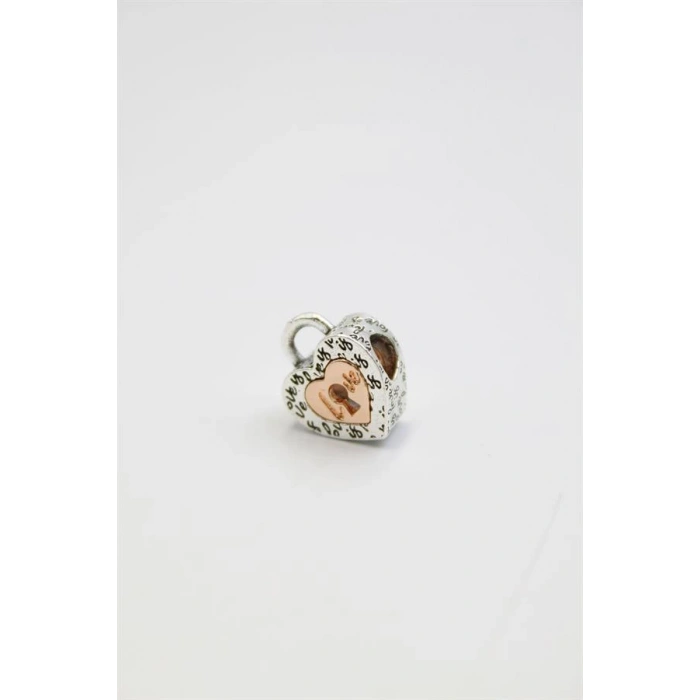 LitaeTrend Pn Bileklik Kalp Charm - Gümüş