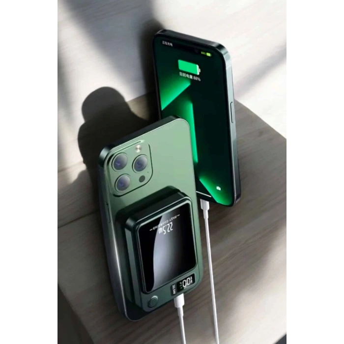 LitaeTrend Pratik ve Taşınabilir 10.000 mAh Wireless Powerbank Hızlı Şarj Avantajı