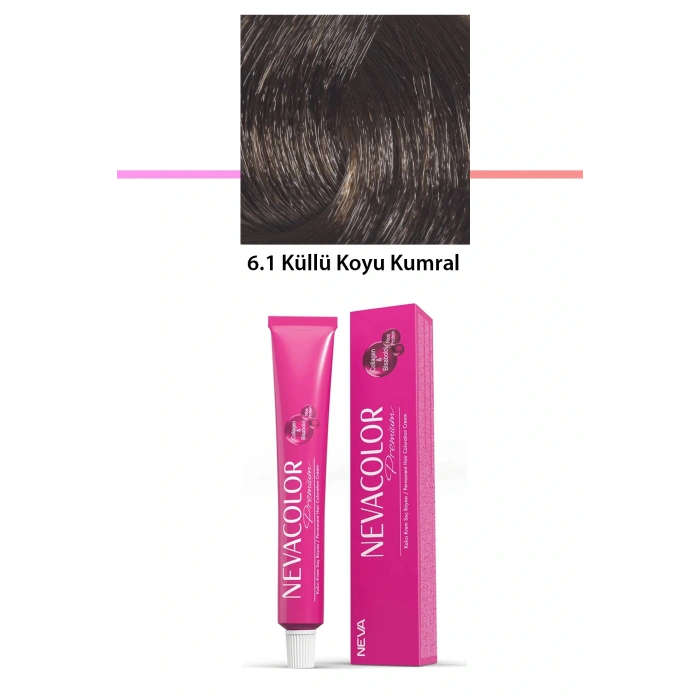 LitaeTrend Premium 6.1 Küllü Koyu Kumral - Kalıcı Krem Saç Boyası 50 g Tüp