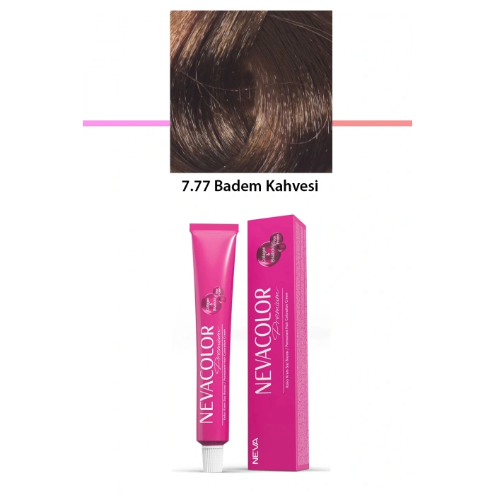 LitaeTrend Premium 7.77 Badem Kahvesi - Kalıcı Krem Saç Boyası 50 g Tüp