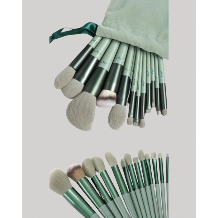 LitaeTrend Profesyonel Kullanıma Uygun 13 Parça Makyaj Fırçası Takımı Fiber Kıllı