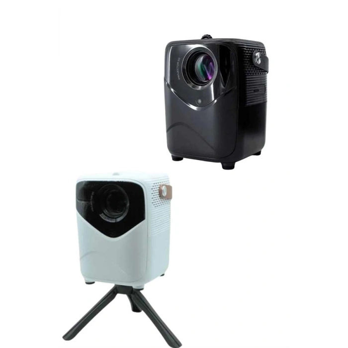 HERŞEYTREND Projeksiyon Ev Sineması Bluetooth 4k HD Kaliteli Görüntü Kumandalı