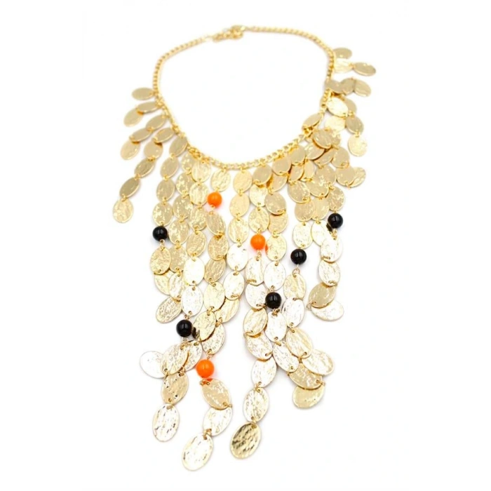 LitaeTrend Pullu Kolye - Altın