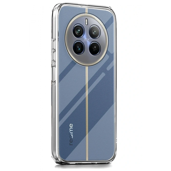 LitaeTrend Realme 12 Pro Plus Kılıf Lüx Şeffaf Silikon