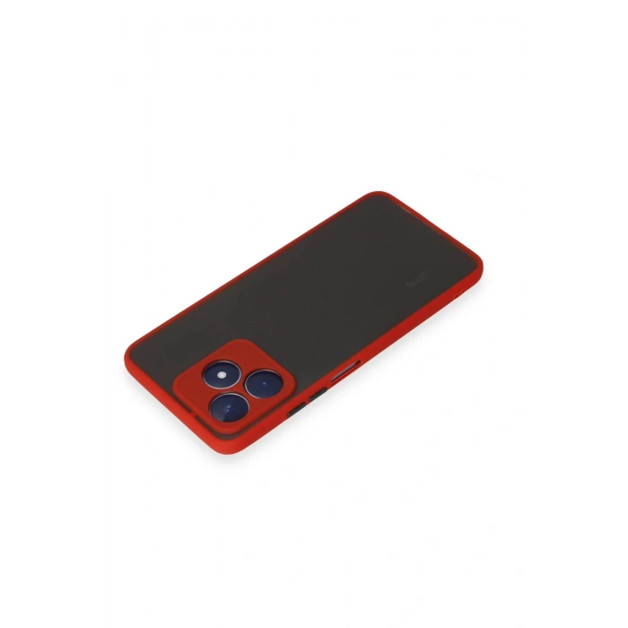 LitaeTrend Realme C53 Kılıf Montreal Silikon Kapak - Kırmızı