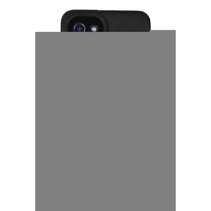 LitaeTrend Samsung Galaxy A03 Kılıf Loop Deri Silikon - Siyah