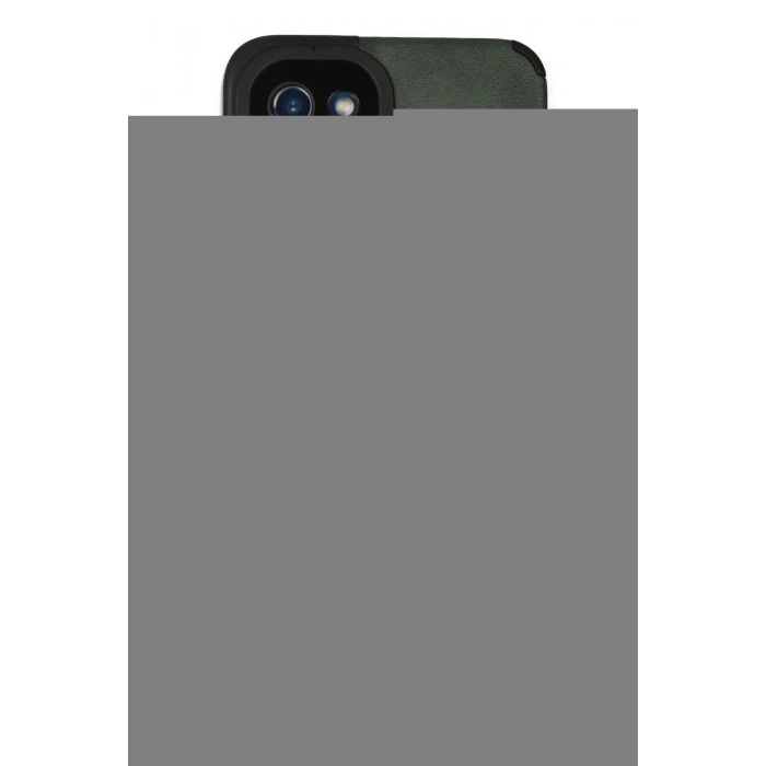 LitaeTrend Samsung Galaxy A03 Kılıf Loop Deri Silikon - Yeşil