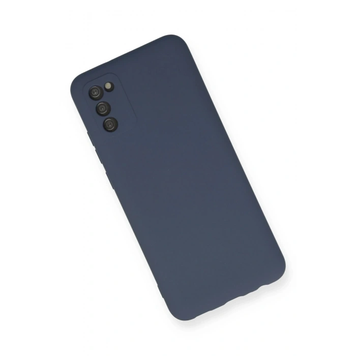 LitaeTrend Samsung Galaxy A03S Kılıf Nano içi Kadife Silikon - Gri