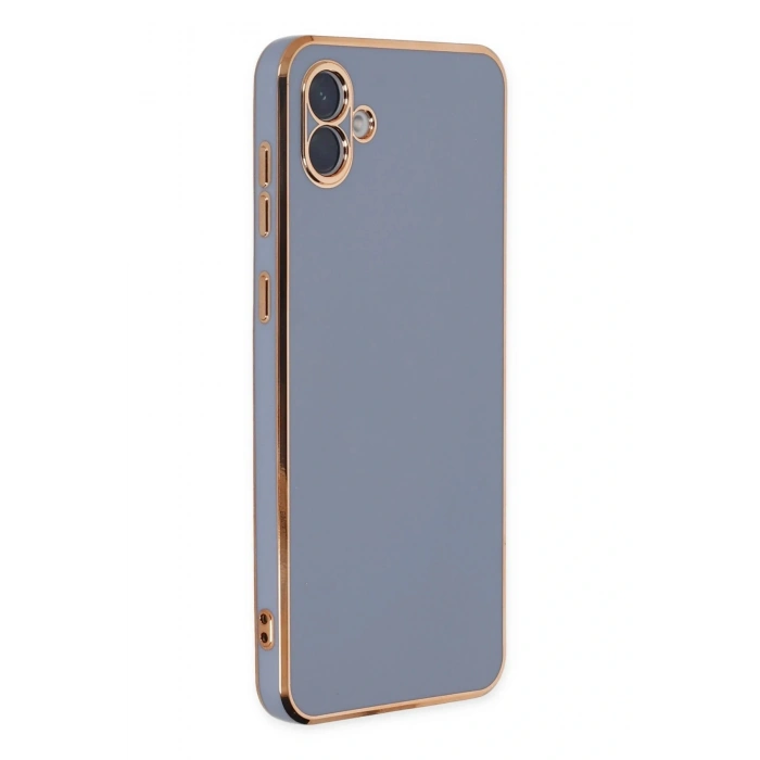 LitaeTrend Samsung Galaxy A04 Kılıf Volet Silikon - Mavi