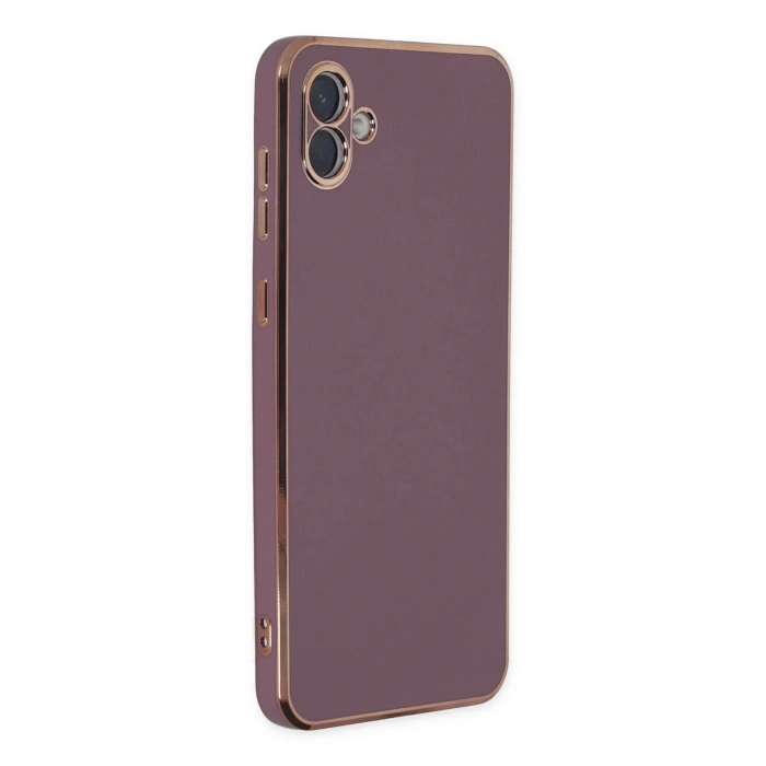 LitaeTrend Samsung Galaxy A04 Kılıf Volet Silikon - Mor