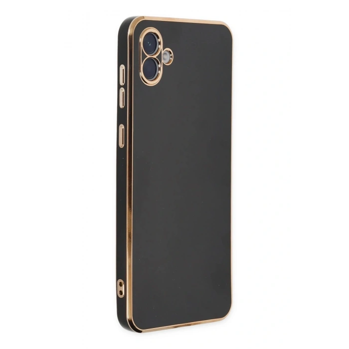 LitaeTrend Samsung Galaxy A04 Kılıf Volet Silikon - Siyah