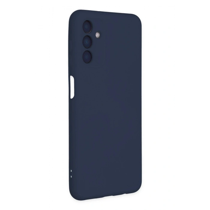 LitaeTrend Samsung Galaxy A04S Kılıf Nano içi Kadife Silikon - Lacivert