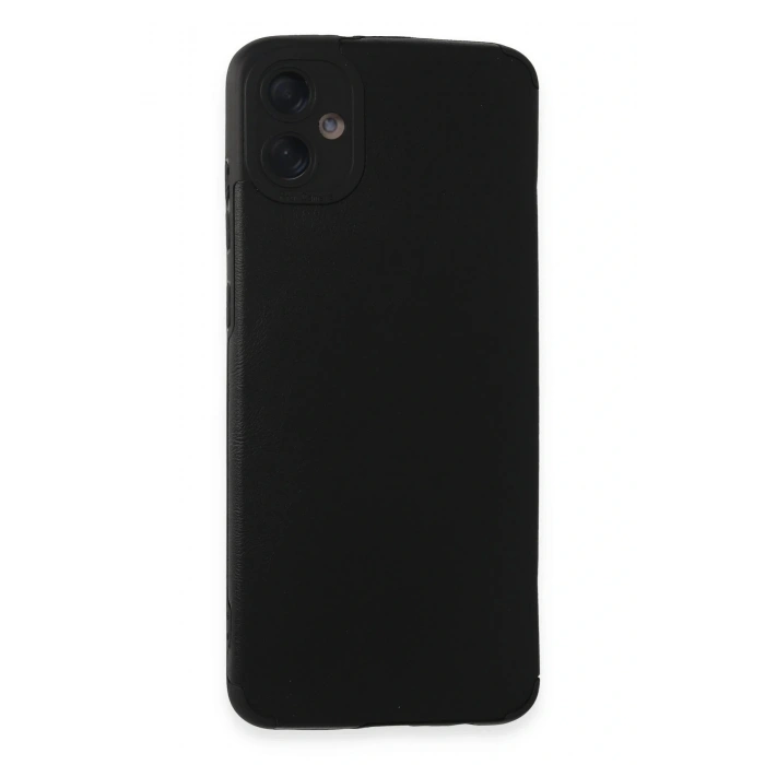 LitaeTrend Samsung Galaxy A05 Kılıf Loop Deri Silikon - Siyah