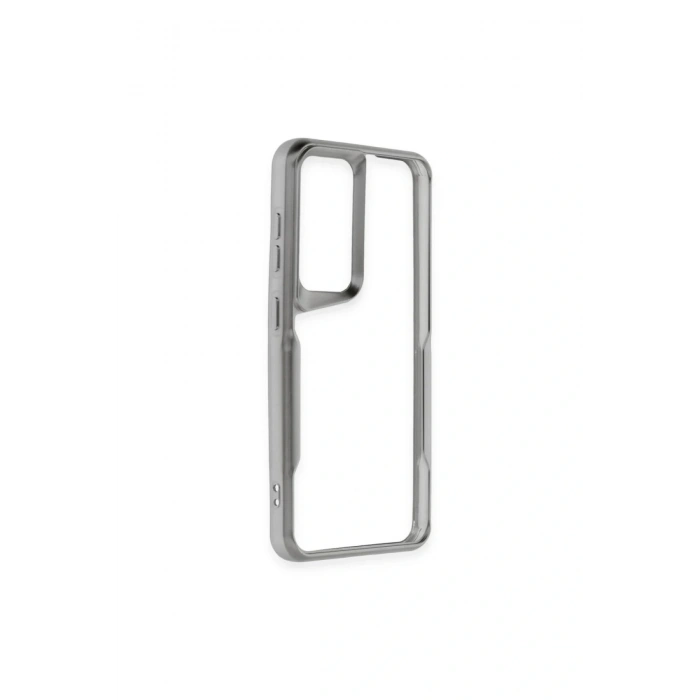 LitaeTrend Samsung Galaxy A14 4G Kılıf Boyi Silikon Kapak - Gümüş