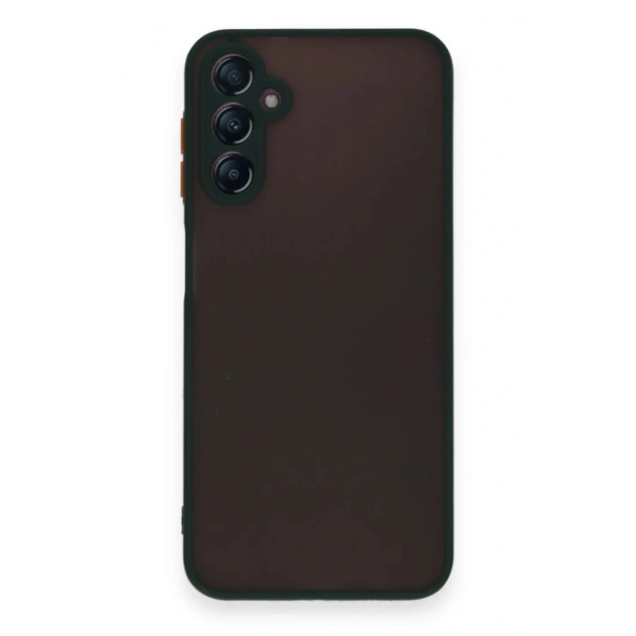 LitaeTrend Samsung Galaxy A15 4G Kılıf Montreal Silikon Kapak - Yeşil