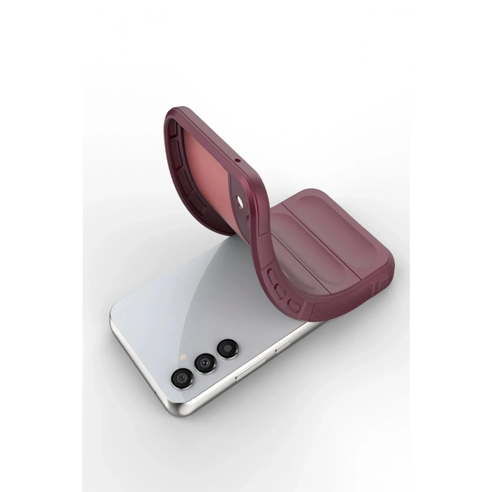 LitaeTrend Samsung Galaxy A15 4G Kılıf Optimum Silikon - Bordo