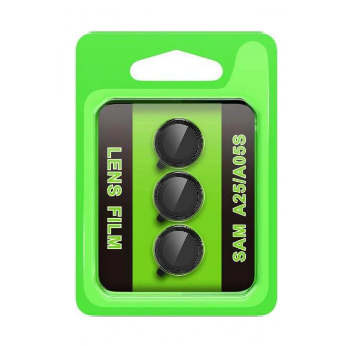 LitaeTrend Samsung Galaxy A25 5G Raze Metal Kamera Lens - Siyah