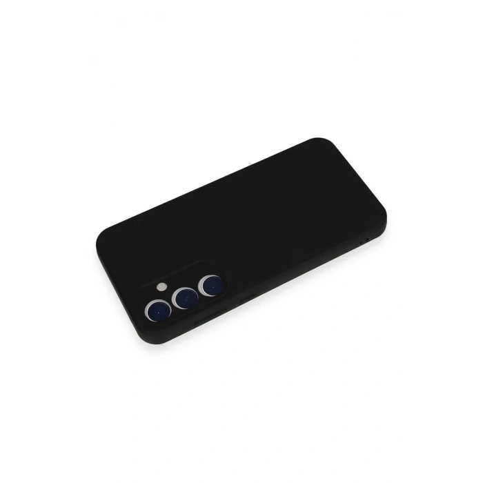 LitaeTrend Samsung Galaxy A55 5G Kılıf Nano içi Kadife Silikon - Siyah