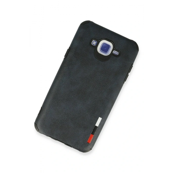 LitaeTrend Samsung Galaxy J7 Kılıf Loop Deri Silikon - Lacivert